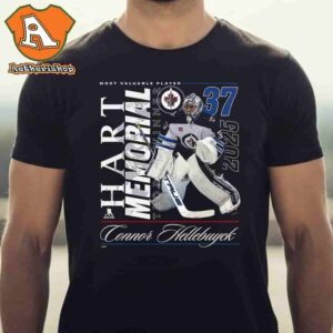 Connor Hellebuyck Winnipeg Jets NFL MVP 2025 Hart Trophy Winner Classic T-Shirt