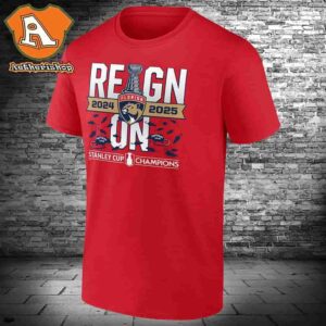 Florida Panthers 2024-2025 Back-To-Back Stanley Cup Champions Reign On Classic T-Shirt