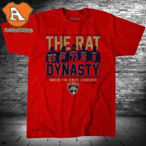 Florida Panthers 2024-2025 Back-to-Back Stanley Cup Champions Rat Dynasty Classic T-Shirt