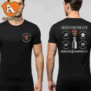 Florida Panthers 2025 Stanley Cup Champions Schedule Two Sided Classic T-Shirt