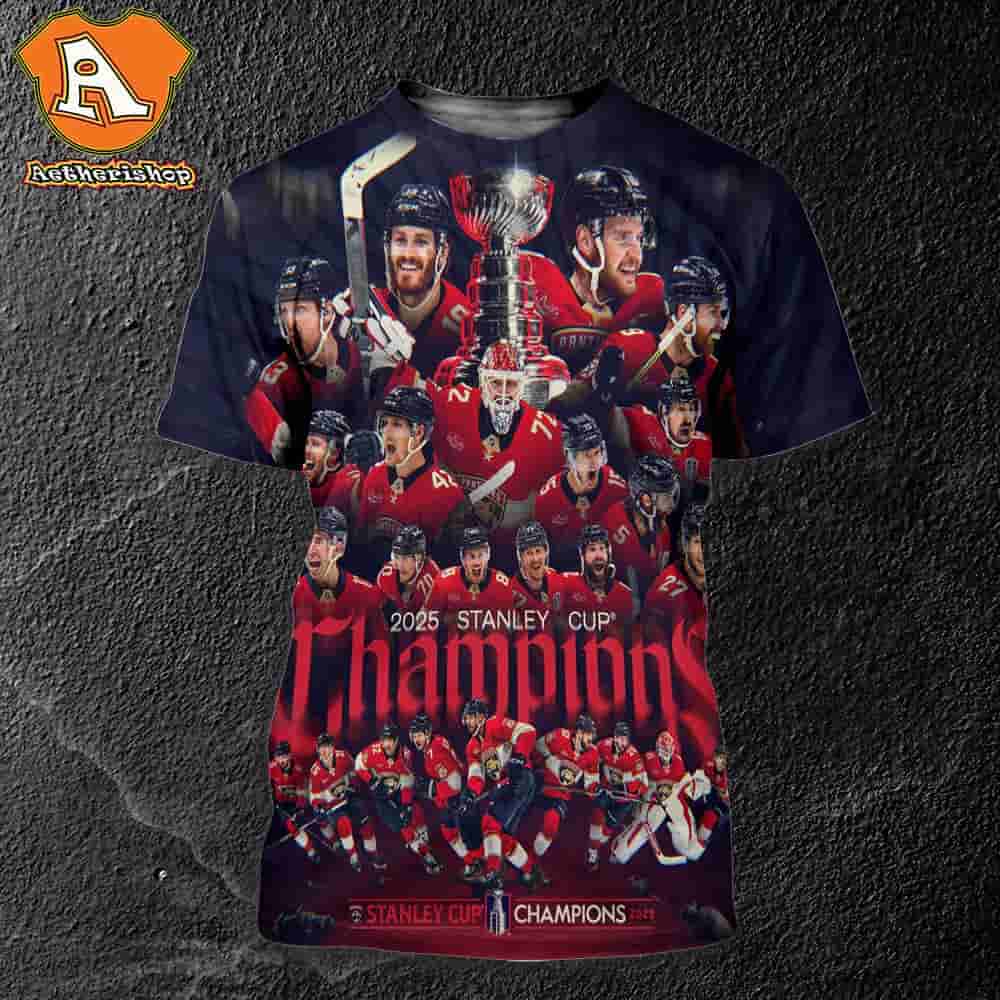Florida Panthers Is Back To Back Stanley Cup Champions NHL 2024-2025 All Over Print Shirt Florida Panthers Is Back To Back Stanley Cup Champions NHL 2024-2025 All Over Print Shirt