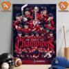 Florida Panthers Reign Red The Cup Belongs In South Florida Back To Back Champions NHL 2025 Wall Decor Poster Canvas