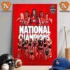 Texas A And M Aggies Are 2025 NCAA Men Outdoor Track And Field National Champions Wall Decor Poster Canvas