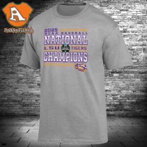 LSU Tigers 2025 NCAA Baseball Men’s College World Series Champions Jersey Classic T-Shirt