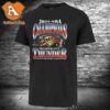 Oklahoma City Thunder Nike 2025 NBA Finals Champions Locker Room Confetti Classic T-Shirt