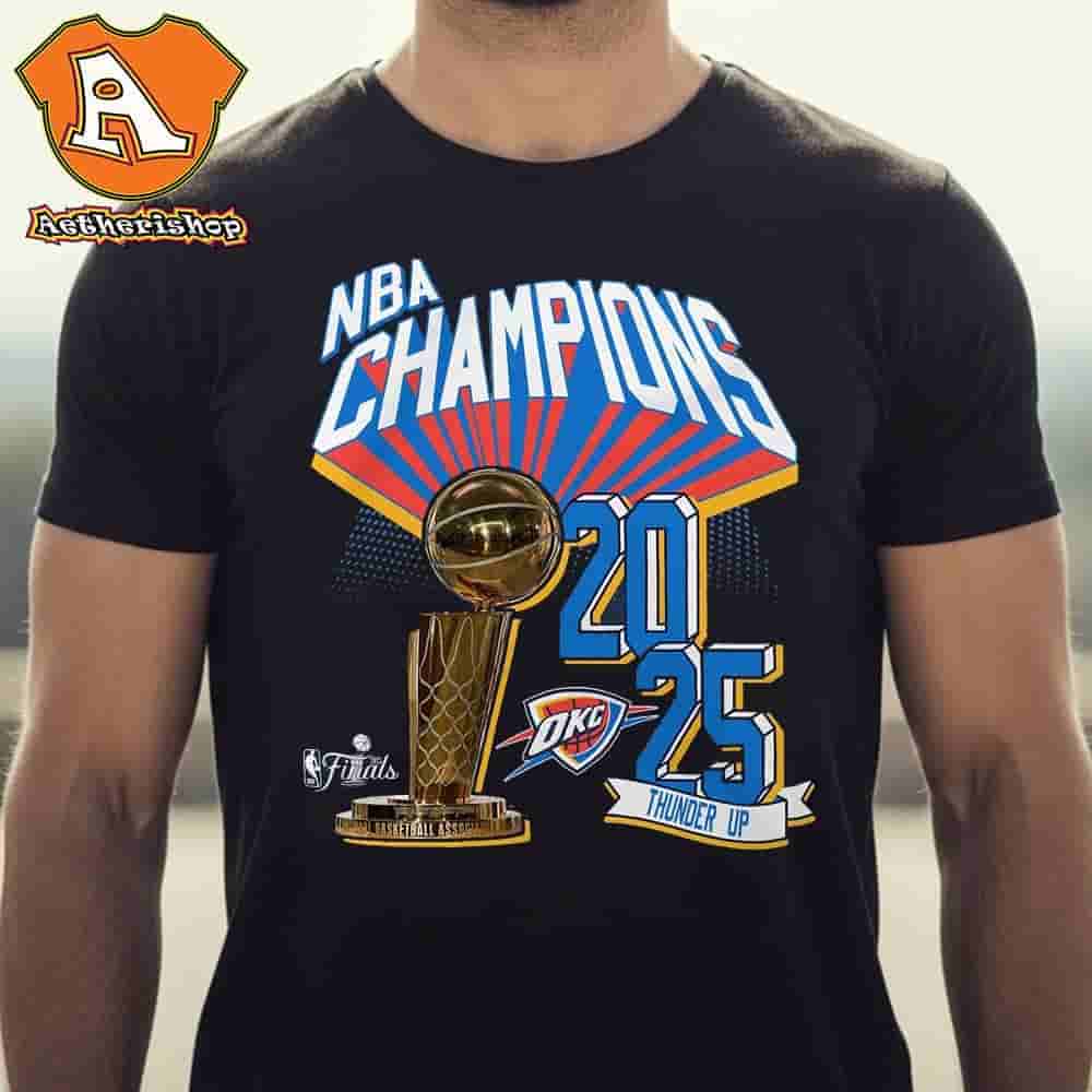 Oklahoma City Thunder 2025 NBA Finals Champions Battle Tested Classic T-Shirt Oklahoma City Thunder 2025 NBA Finals Champions Battle Tested Classic T-Shirt