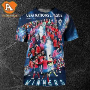 Portugal UEFA Nations League Germany 2025 Winner Vancedores Novamente All Over Print Shirt