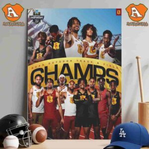 USC Trojans Are 2025 NCAA Men Outdoor Track And Field National Champions Wall Decor Poster Canvas